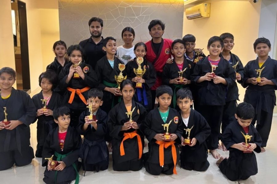 Class with trophies
